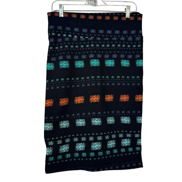LuLaRoe Cassie Womens Geometric Patterned Skirt Size M - Picture 3 of 4